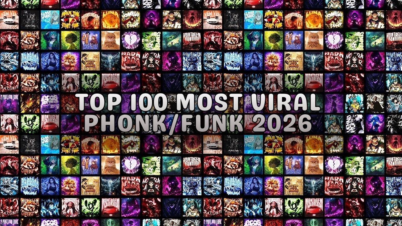 TOP 100 MOST VIRAL PHONK/FUNK 2026 🎵 PLAYLIST 🎵