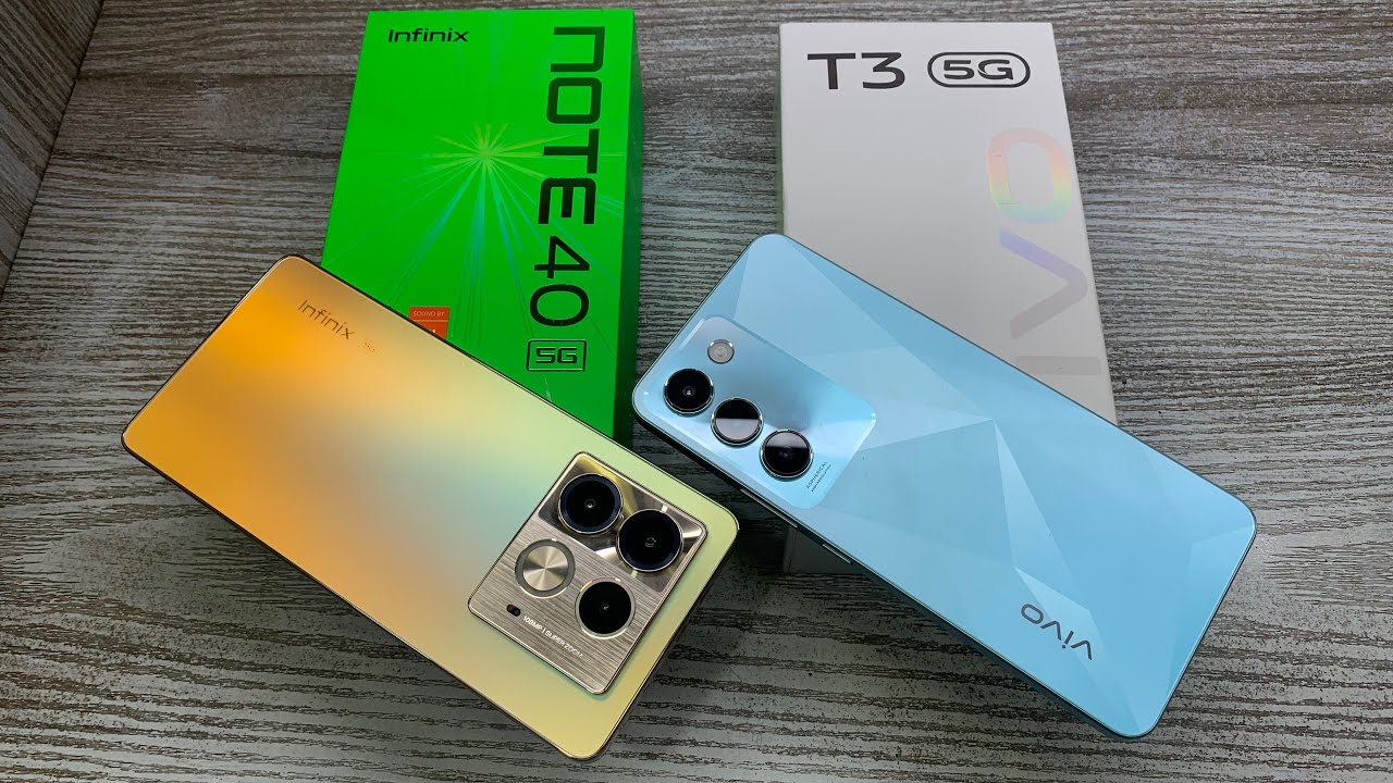 Infinix Note 40 5g vs Vivo T3 5g - Best konsa ? | Gaming Processor 🎮| 108mp camera 📸 | Jbl Sound 🎧