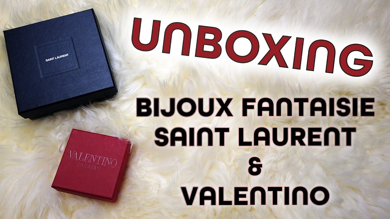 UNBOXING | Boucles d'oreilles Saint Laurent & Valentino | Mymy Experiment