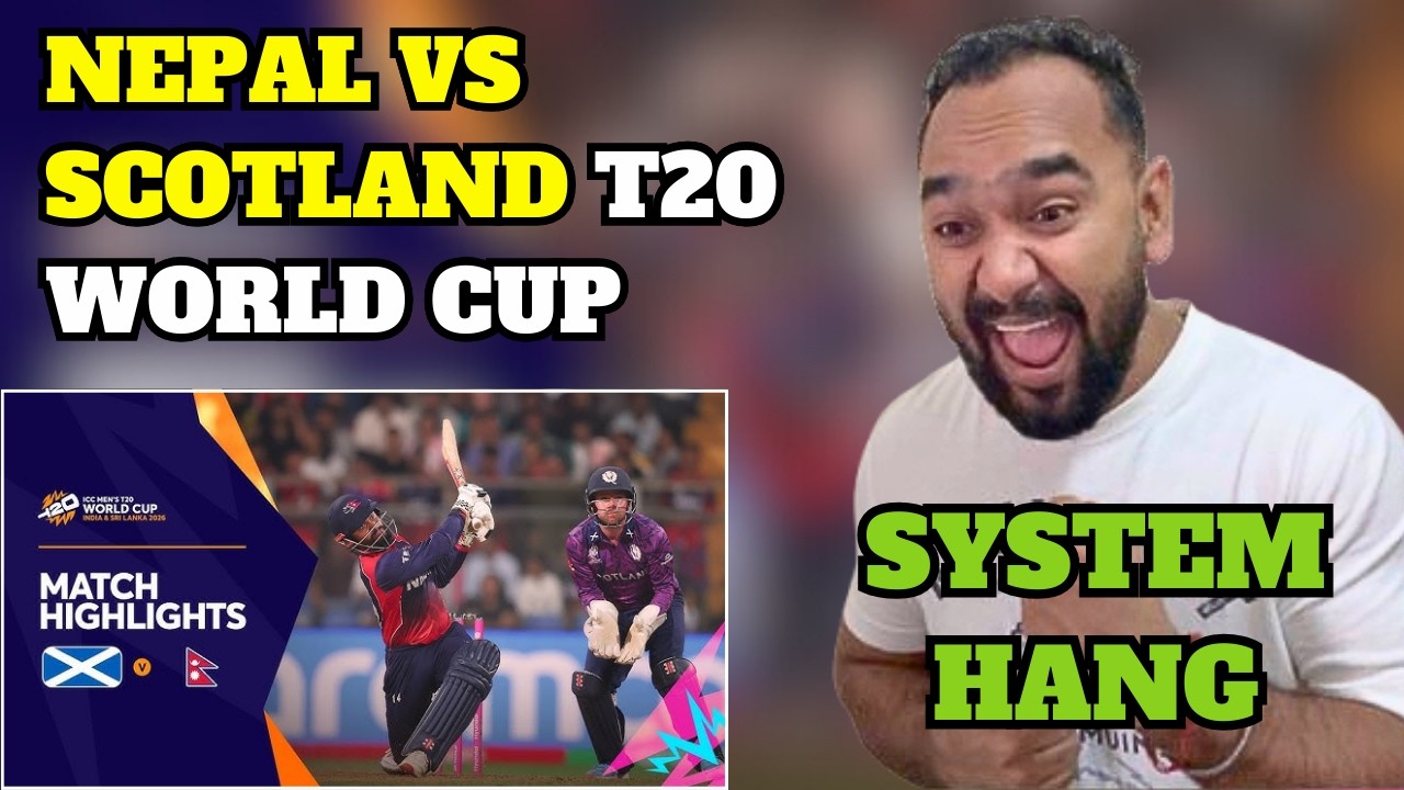 Nepal VS Scotland | T20 World Cup 2026 Highlight | Indian Reaction | Reaction Zone