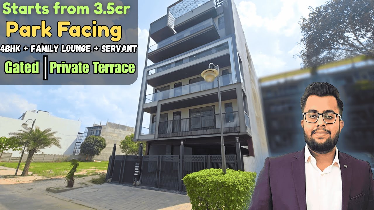 4BHK Park Facing Builder Floor at Adani Samsara | Sec 65 Gurgaon | Golf Course Extn | Gated Township