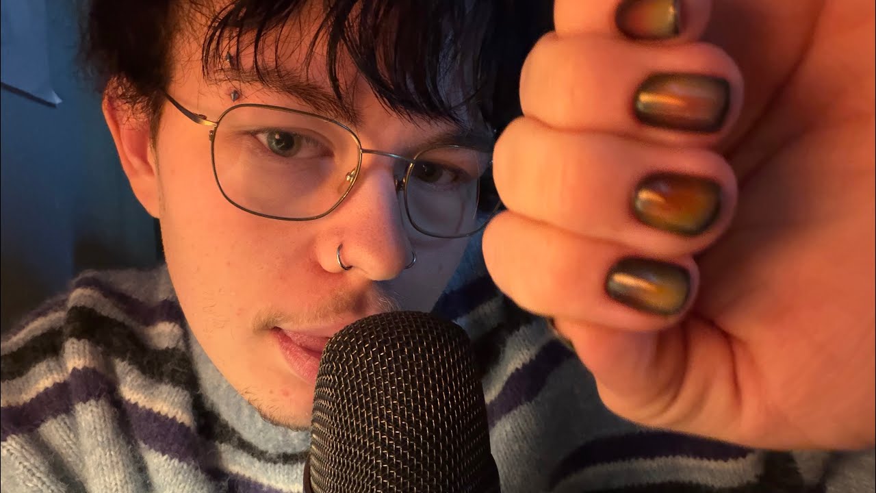 ASMR - My First Video!! (Mouth Sounds, Visual Triggers)