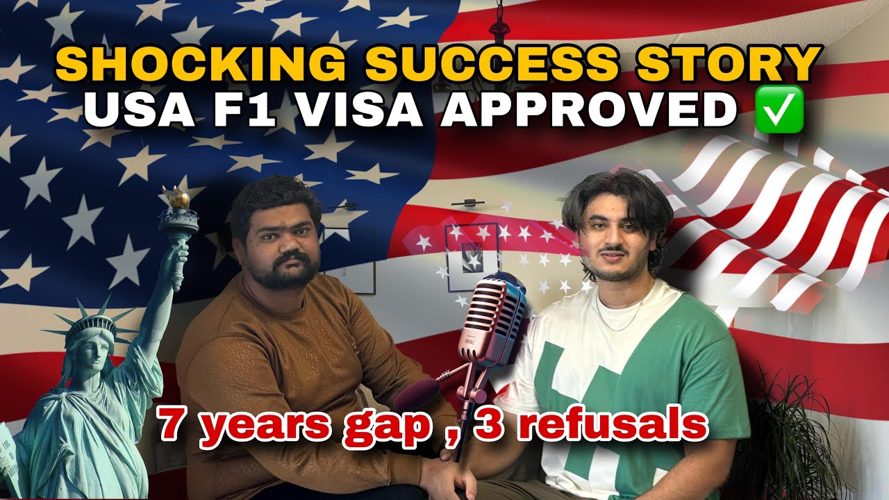 USA F1 VISA APPROVED 🇺🇸✅  | SHOCKING JOURNEY OF OUR STUDENT |  WITH 7 YEARS GAP|FULL PODCAST F1 VISA