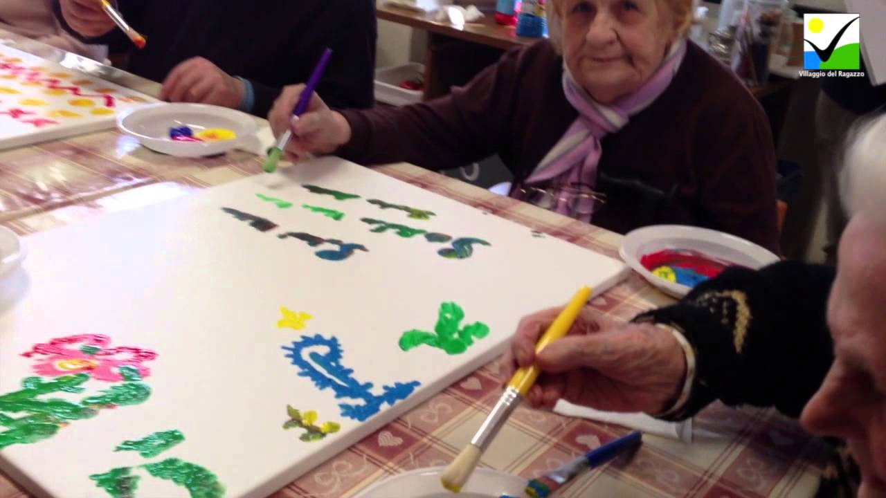 Laboratorio Gioco e Pittura al Centro Diurno Anziani