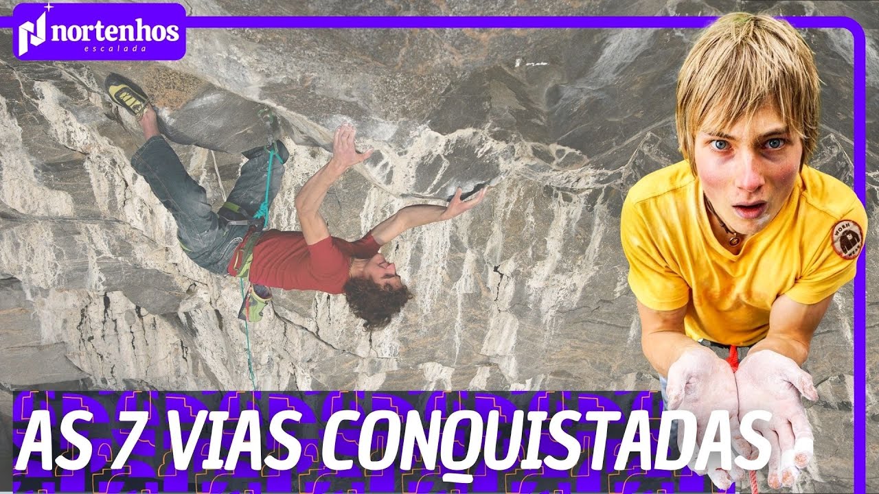 As vias da Escalada Esportiva MAIS DURAS DO MUNDO e seus conquistadores.