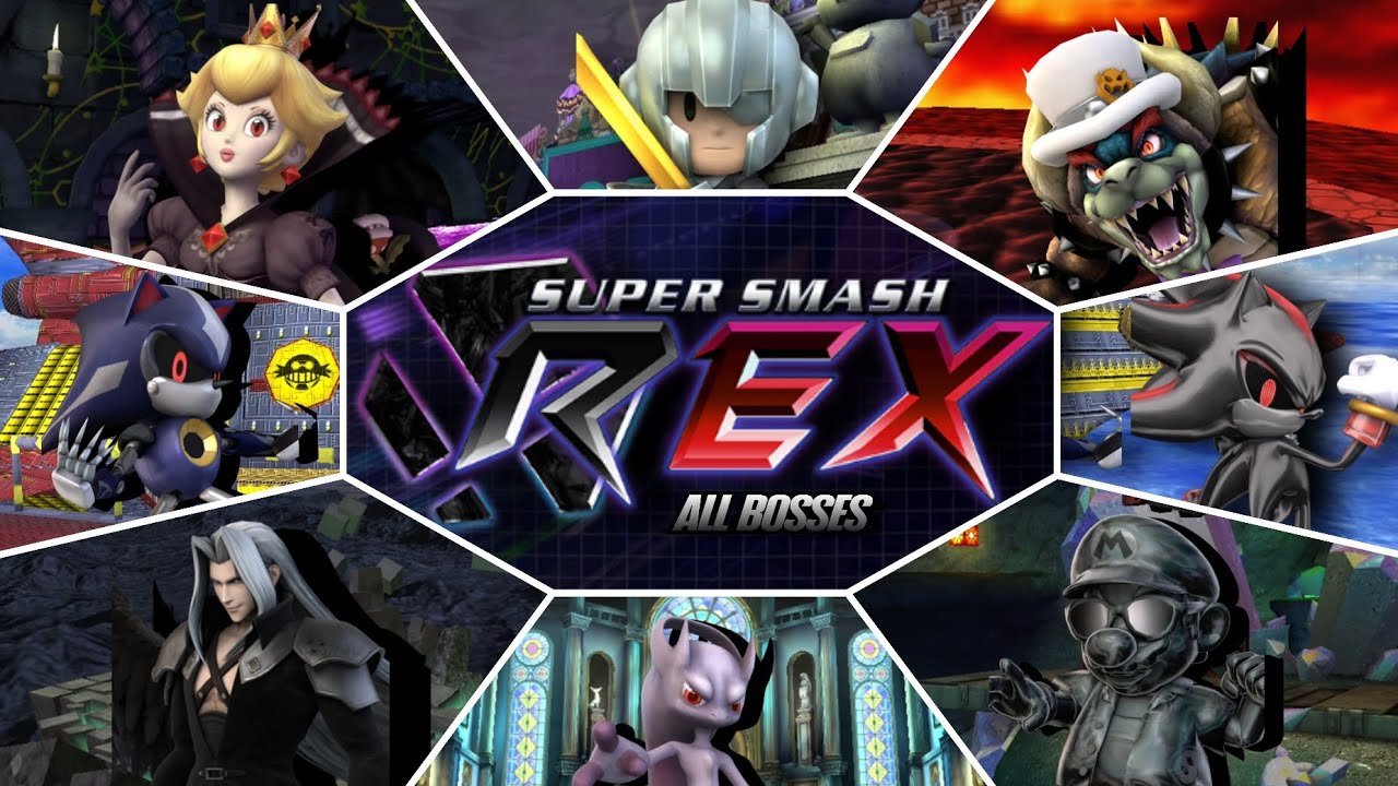 Super Smash Rex - All Bosses & Ending [Fan Made | Dolphin Gameplay]