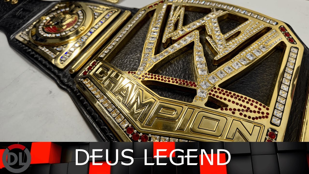 WWE Championship 2013 Big/Scratch Logo By Altair Belts/Ali Anas Review | 4K #wwe #wwechampionship