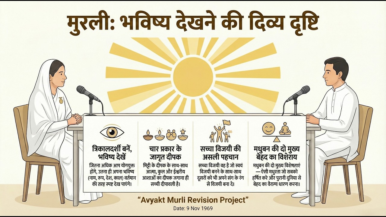 (Podcast) 9 November 1969 | Avyakt Murli Revision Project