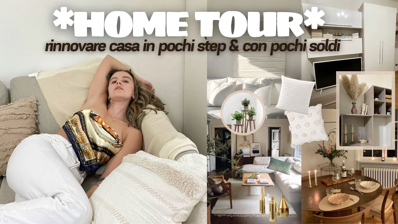 HOME TOUR: idee per arredare casa in pochi passaggi (e con pochi soldi💸) | Ines Emma