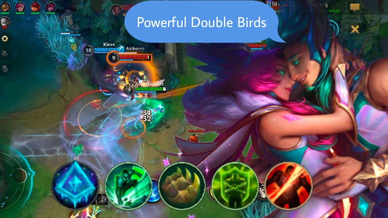 Rakan X Xayah poke Dragon land / Rakan Gameplay S12