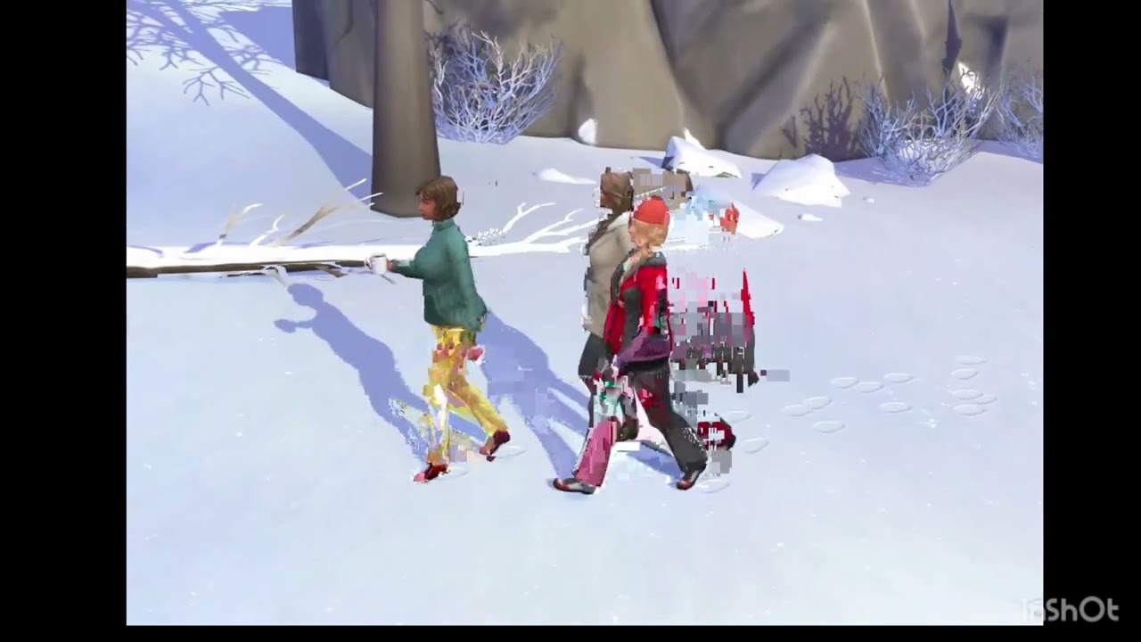 vlog 2 ❄️🛷  sims4