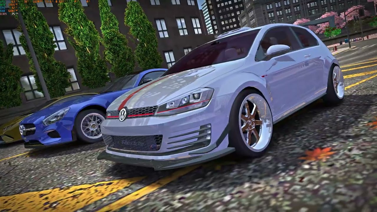 Volkswagen Golf GTI MK7 Mod-Nfs Mostwanted 2005.##yellow piss filter removed through Nfs Vlted#