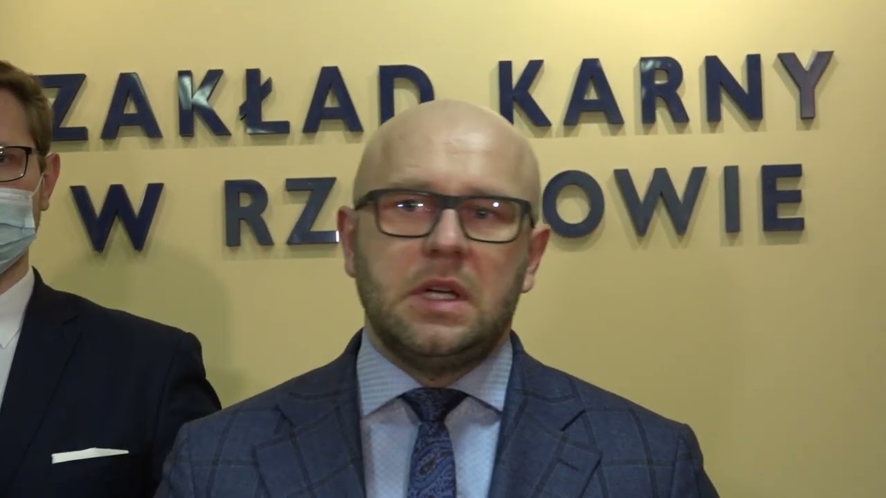 Zabójstwo psycholog w Zakładzie Karnym w Rzeszowie. Konferencja prasowa