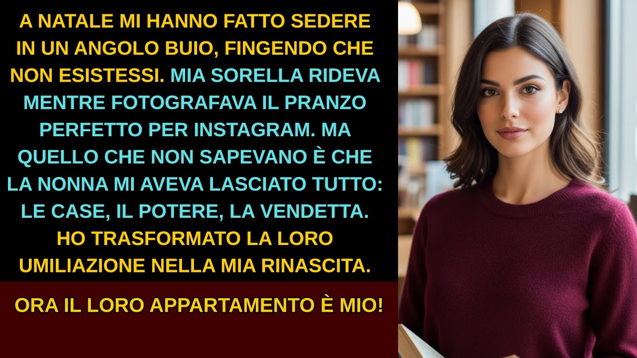A Natale la mia famiglia mi ha fatto sedere in un angolo, fingendo che non fossi lì