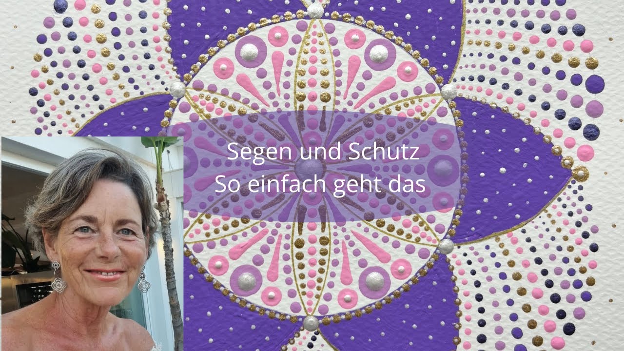Mandala mit Zirkel zeichnen Anleitung – Heilige Geometrie – Same des Lebens – Mandala Punktmalerei