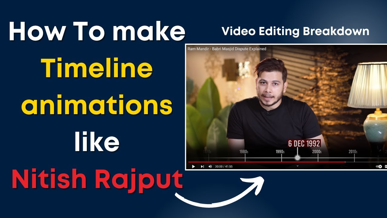 How To make Timeline animations like Nitish Rajput ? | 