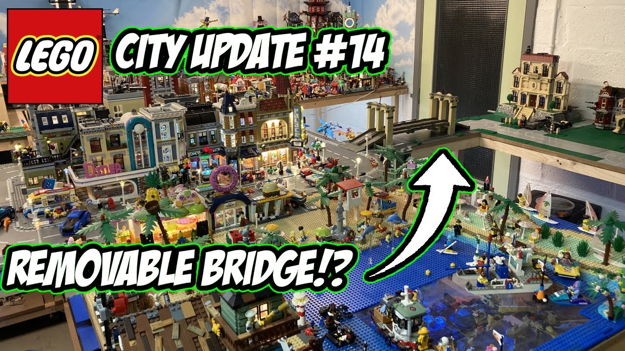Lego City Update #14 Removable Bridge!