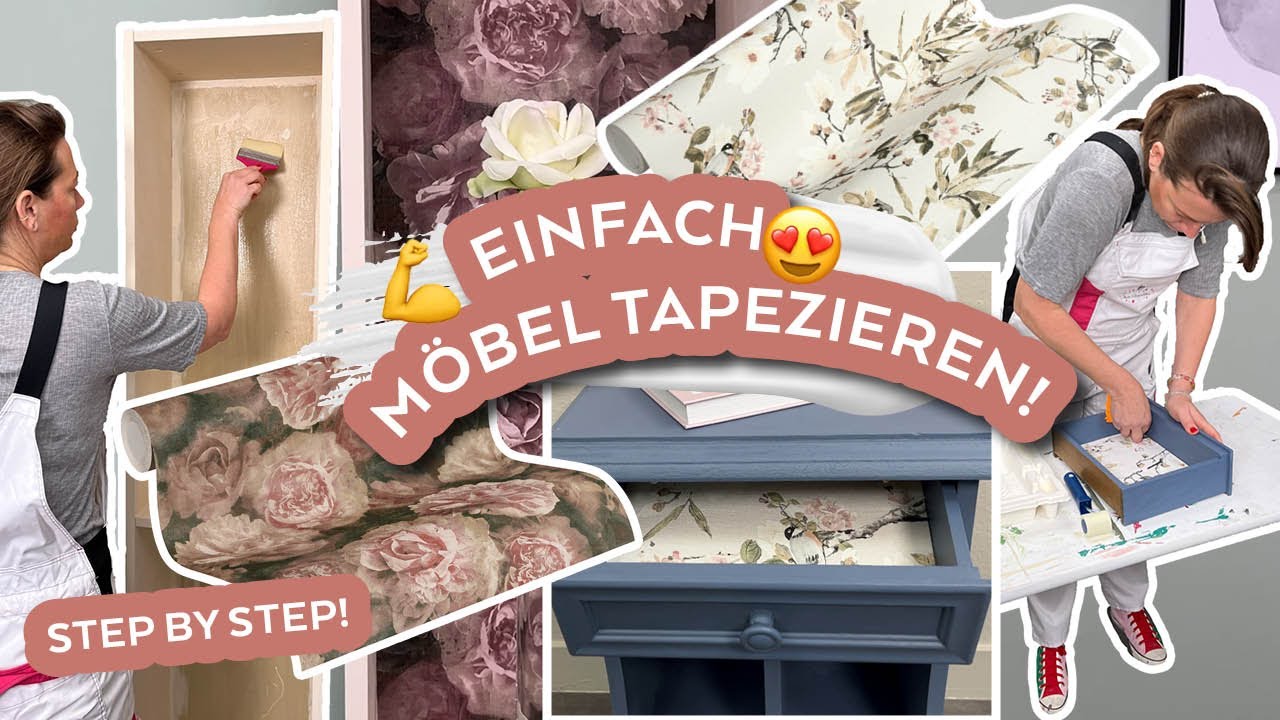 Einfach Möbel Tapezieren | Step by Step