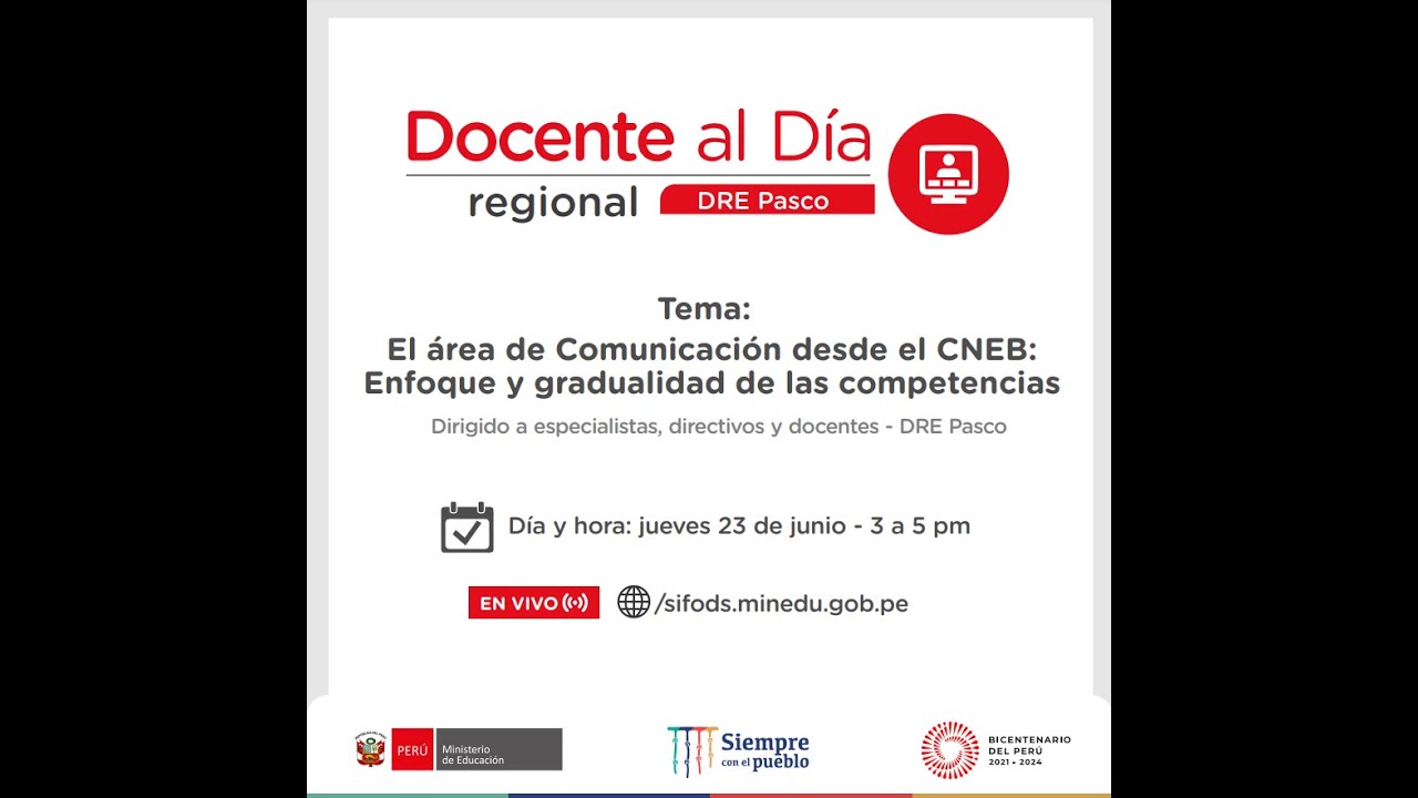 El área de Comunicación desde el CNEB: Enfoque y gradualidad de las competencias