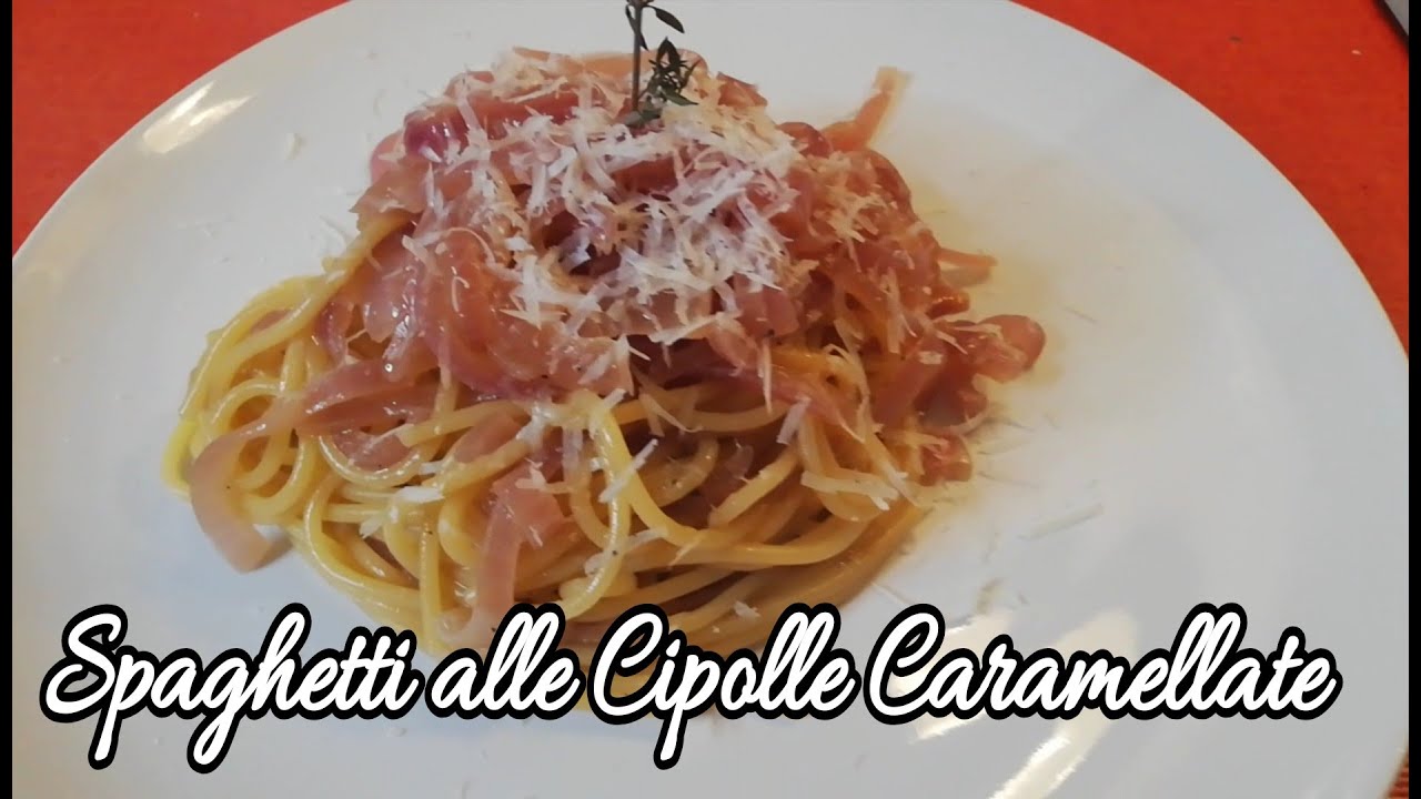 Spaghetti alle Cipolle Rosse Caramellate ... una bomba di sapore @ChefJasonznc