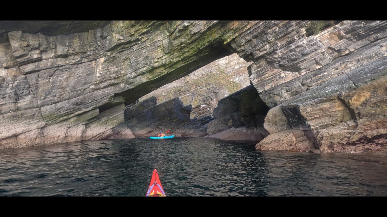 Video 2 of 5. Lybster to Muckle Red Craig & back by sea kayak on 15/10/25, with lovely cliff scenery
