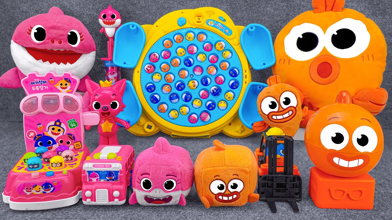 BABY SHARK Collection✨Satisfying Unboxing Baby Shark Fishing Game Playset (ASMR)