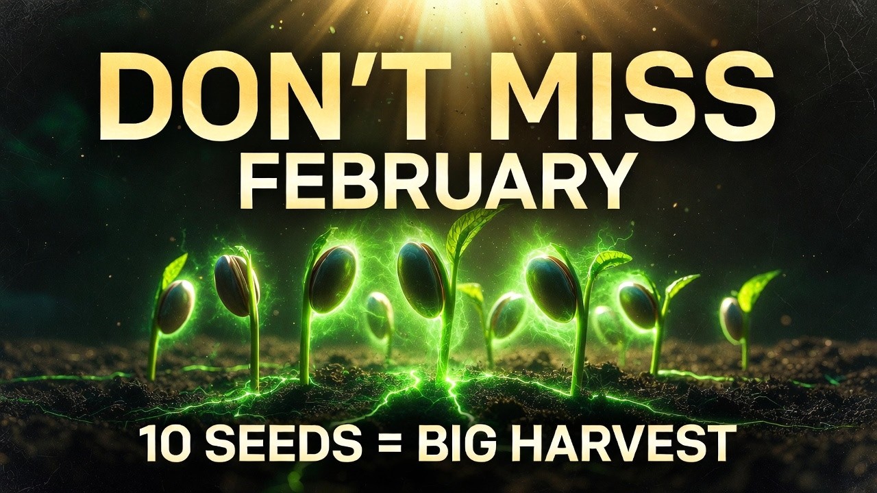 Plant These Seeds in February! 🌱 10 Must-Plant Crops for Massive Harvests (February Planting Guide)