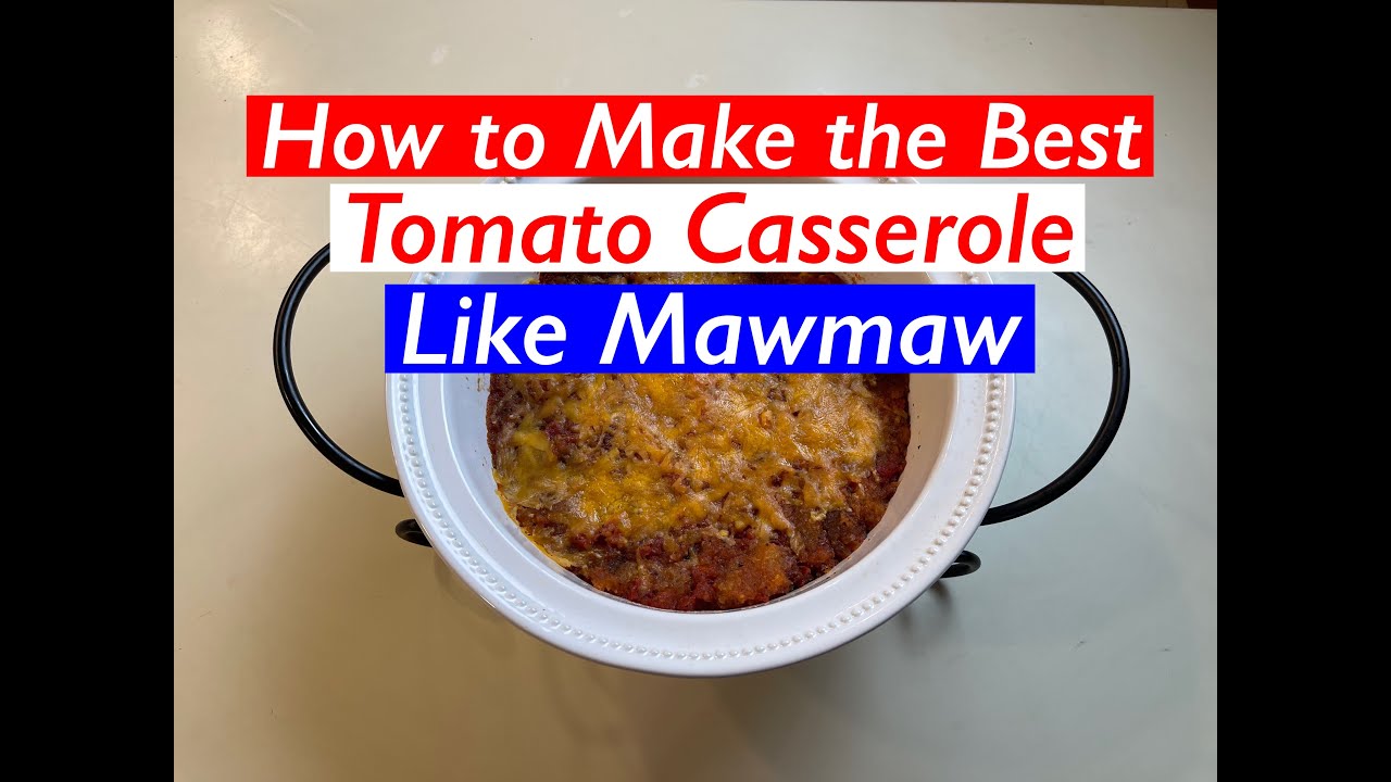 Classic Southern Style Tomato Casserole Recipe - Faye Thompson | @southerncooking