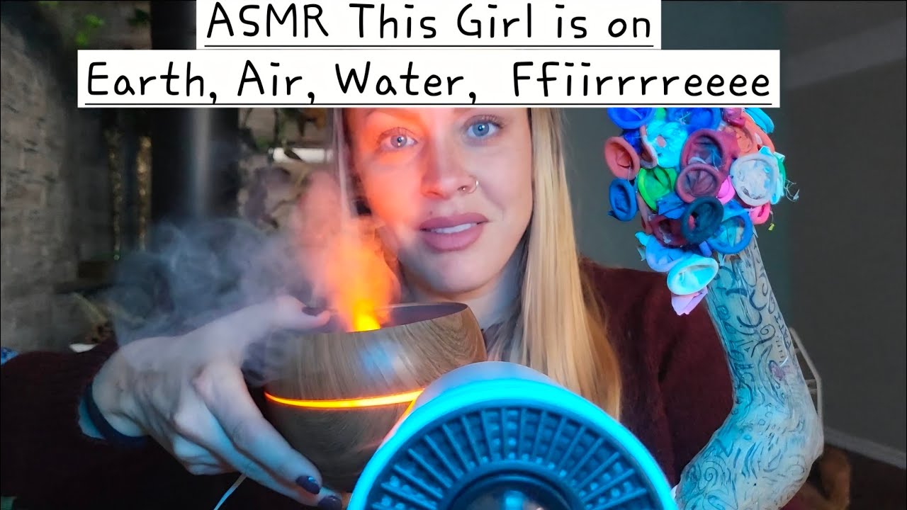 ASMR Elemental Energy Test 🔥💧🌬️🌎 (Water, Earth, Air, Fire) | Personal Attention Roleplay for Sleep