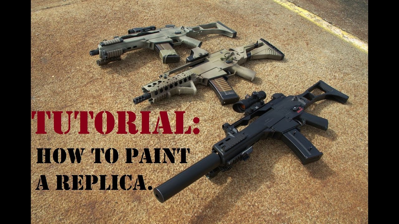 AIRSOFT ‪|‬ TUTORIAL | TBC | HOW TO PAINT JOB ( ENGLISH SUBS )