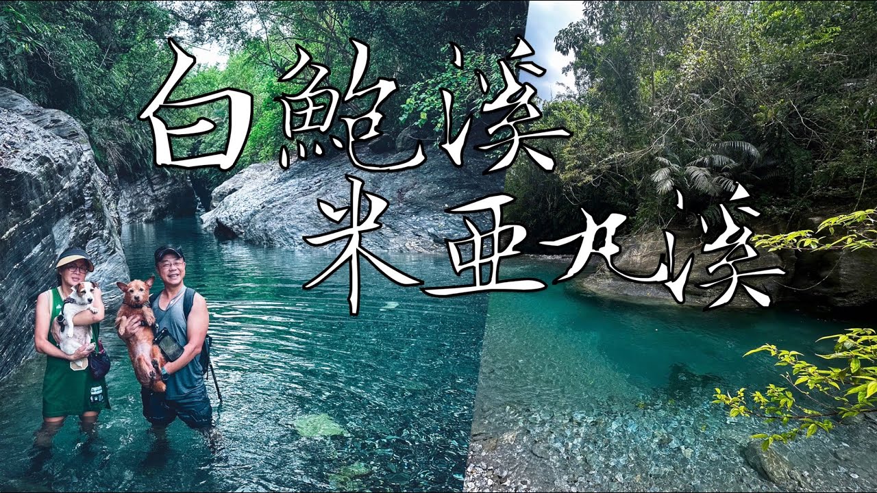 花蓮蘊藏玉石的清透溪流中溯行⏐白鮑溪x米亞丸溪x賽德克族清幽秘境 Hualien