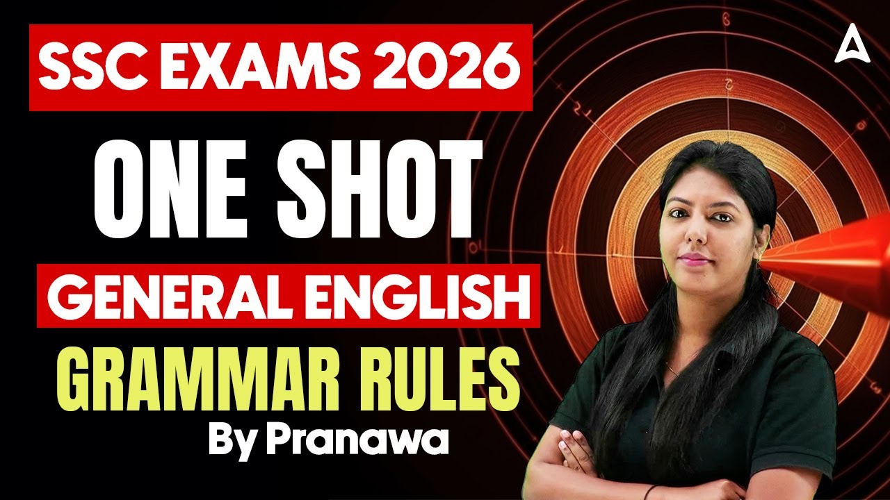 SSC 2026 English in Tamil | English Grammar Rules One Shot | SSC General English By Pranawa Mam