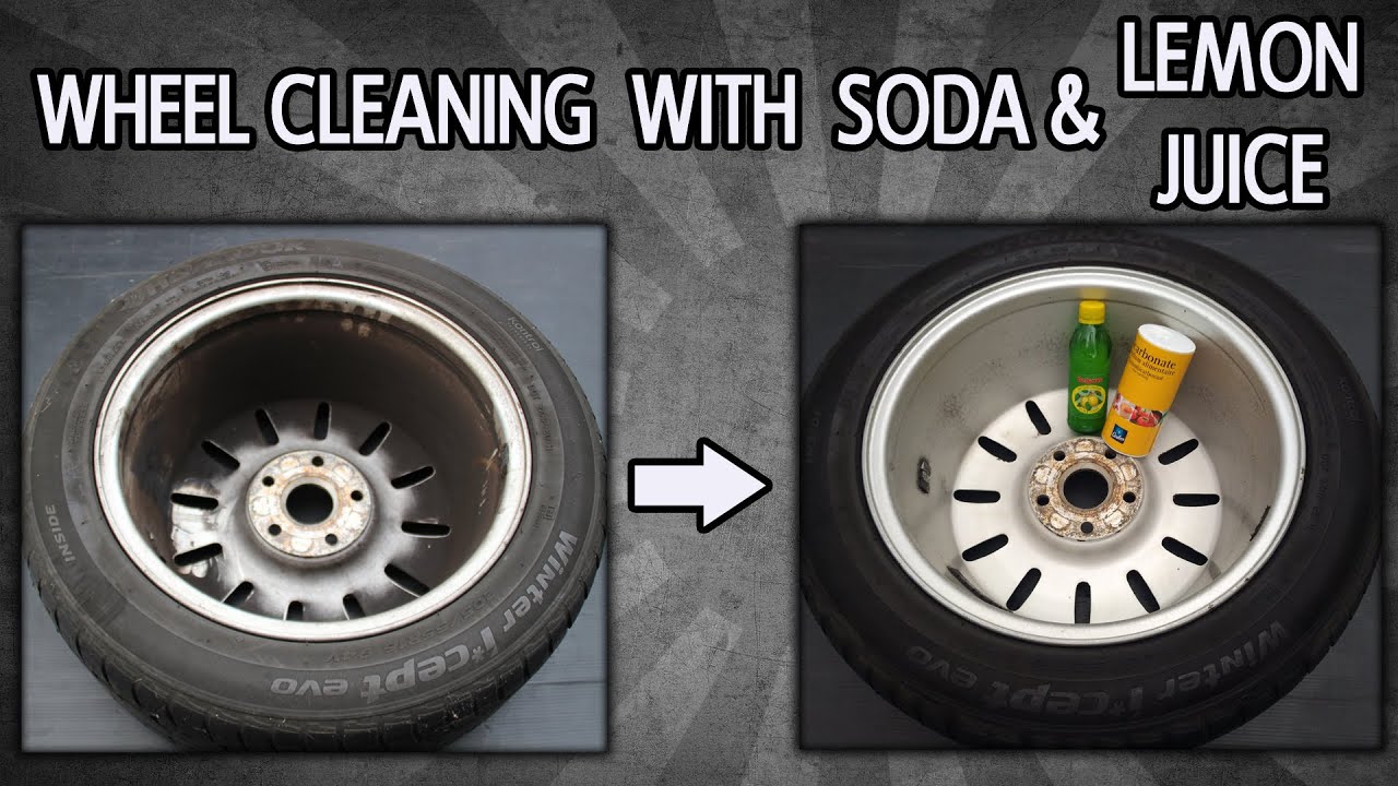 Wheel Cleaning with Soda & Lemon Juice