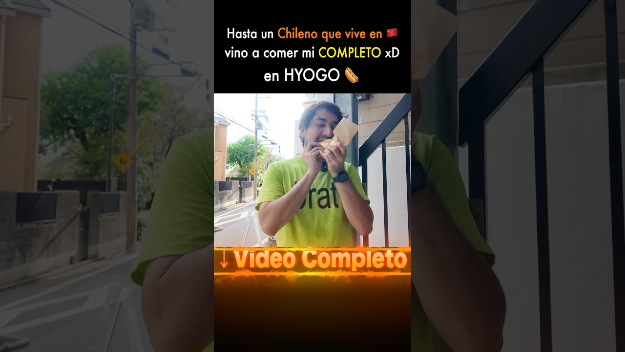 Hasta un Chileno que vive en China tambi&eacute;n quiso probar mi completo 🌭