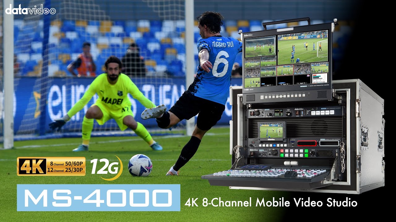 【Official】The Ultimate 4K Mobile Broadcast Studio in a Flight Case | Datavideo MS-4000
