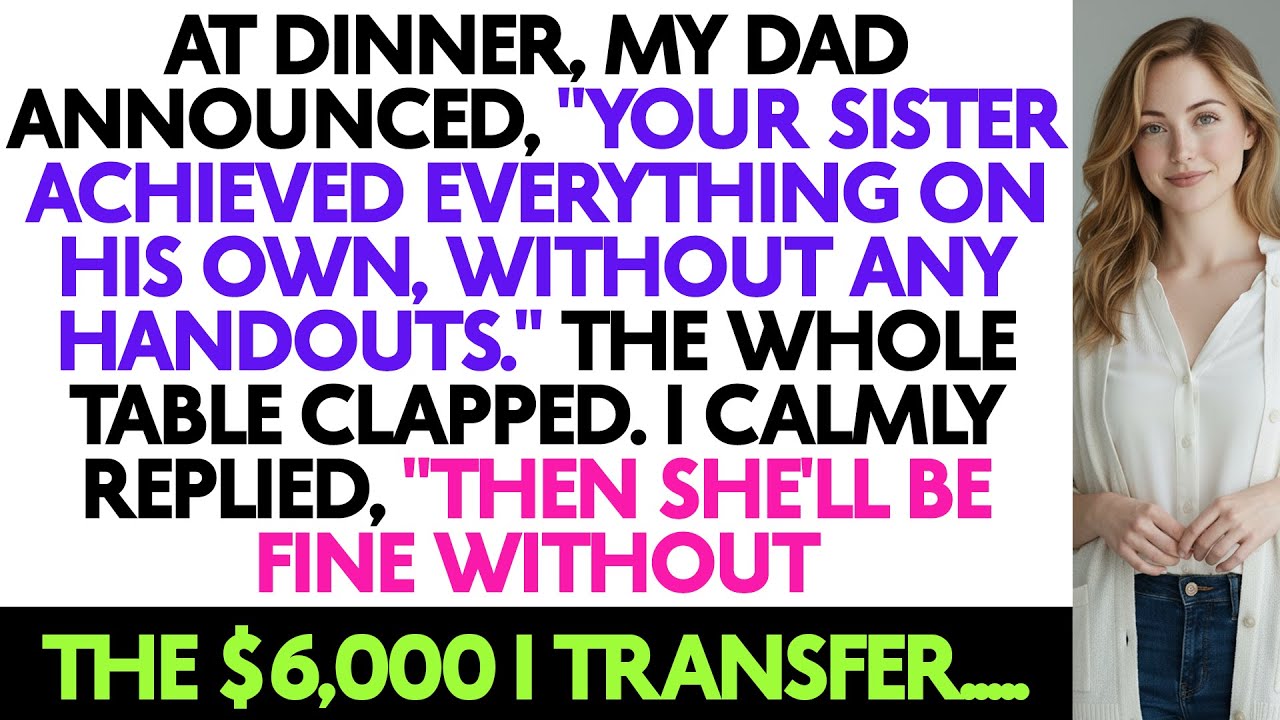 At Dinner, My Dad Announced, 