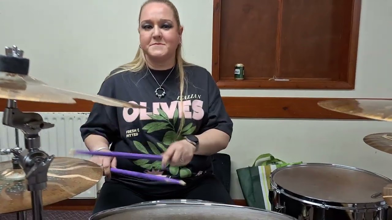 Highlight of My Week! Playing Hungry Like the Wolf on accoustic drum kit with a Live Band 03/09/25