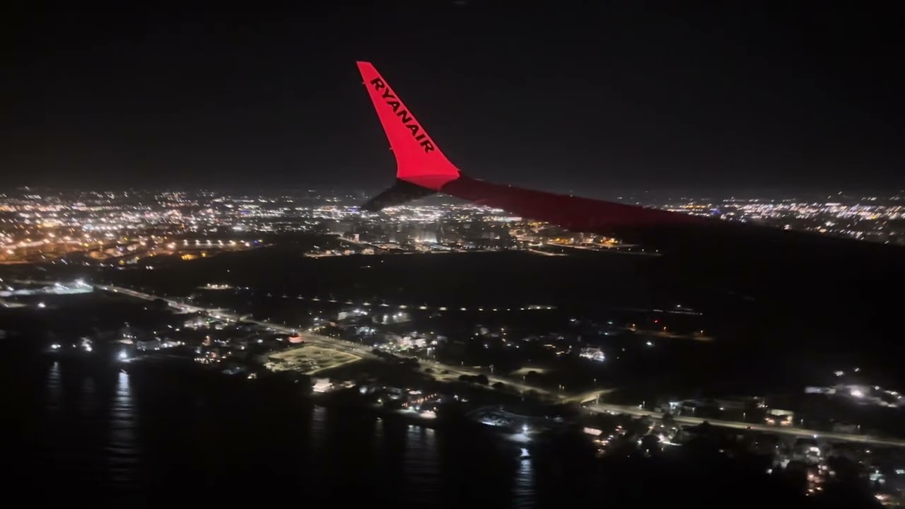 Bari Italy Approach Ryanair RWY 25