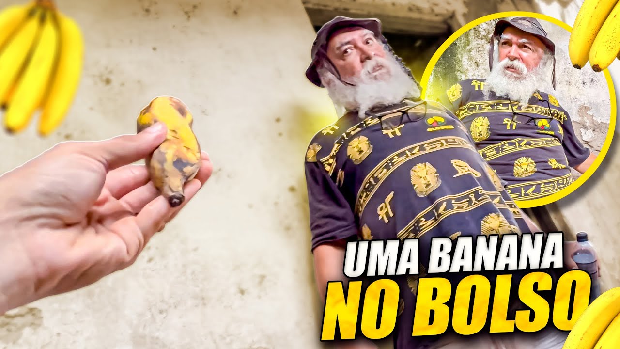 MANETIKIN TROLOU O VOVÔ COM UMA BANANA NO BOLSO | MANETIKIN 