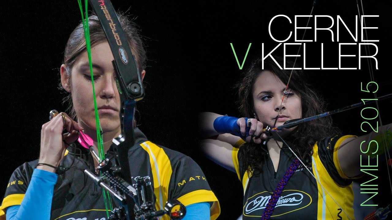 Toja Cerne v Lexi Keller – compound women gold final | 2015 Nimes Archery Tournament