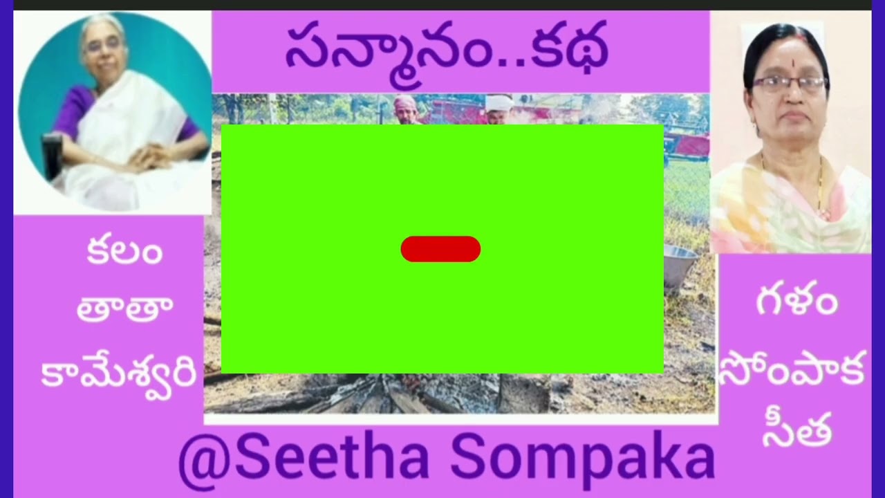సన్మానం-కథ,రచన-తాతా కామేశ్వరి,గళం- సోంపాక సీత@Seetha  Sompaka#story#small stories#audiobook#telugu