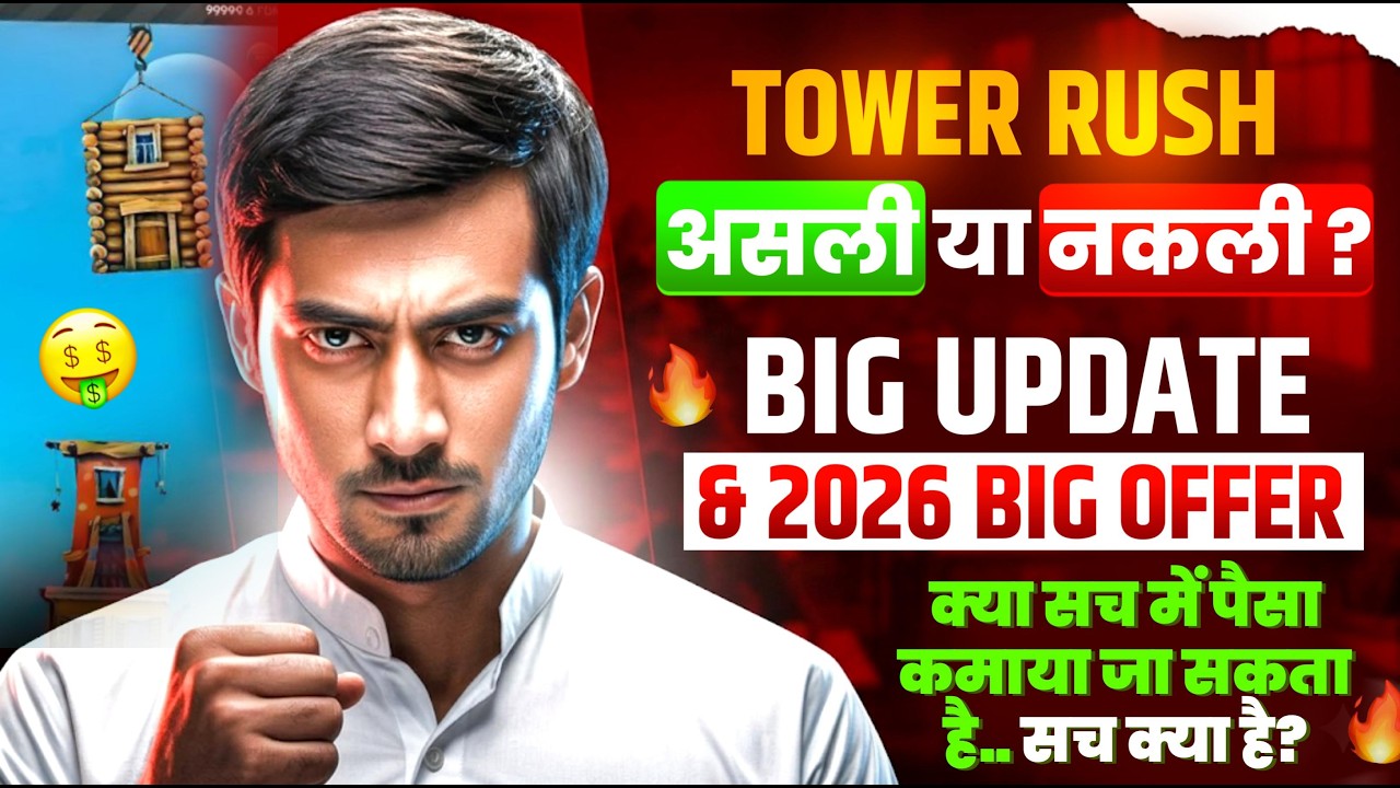 tower rush game real or fake | tower rush game kaise khele risks, safety & awareness guide