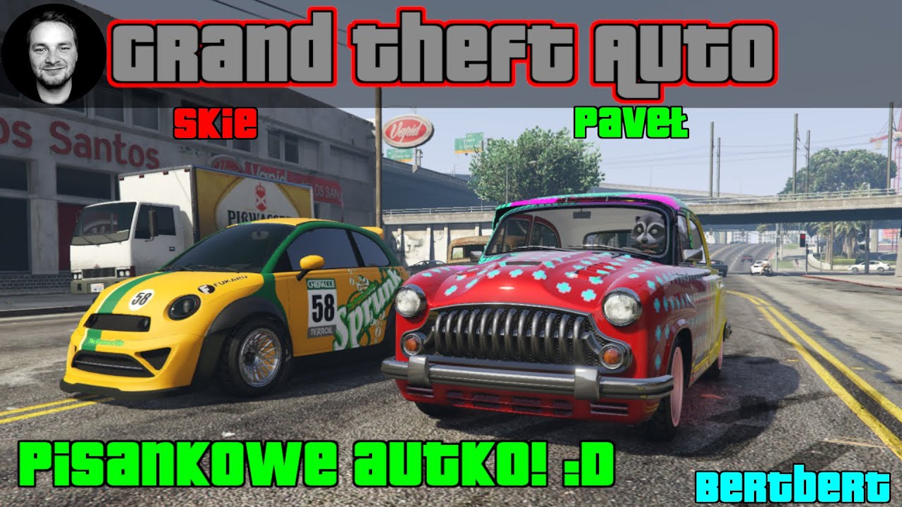GTA 5 #279 - Pisankowe auto! :D :D Z Paveł, Bertbert