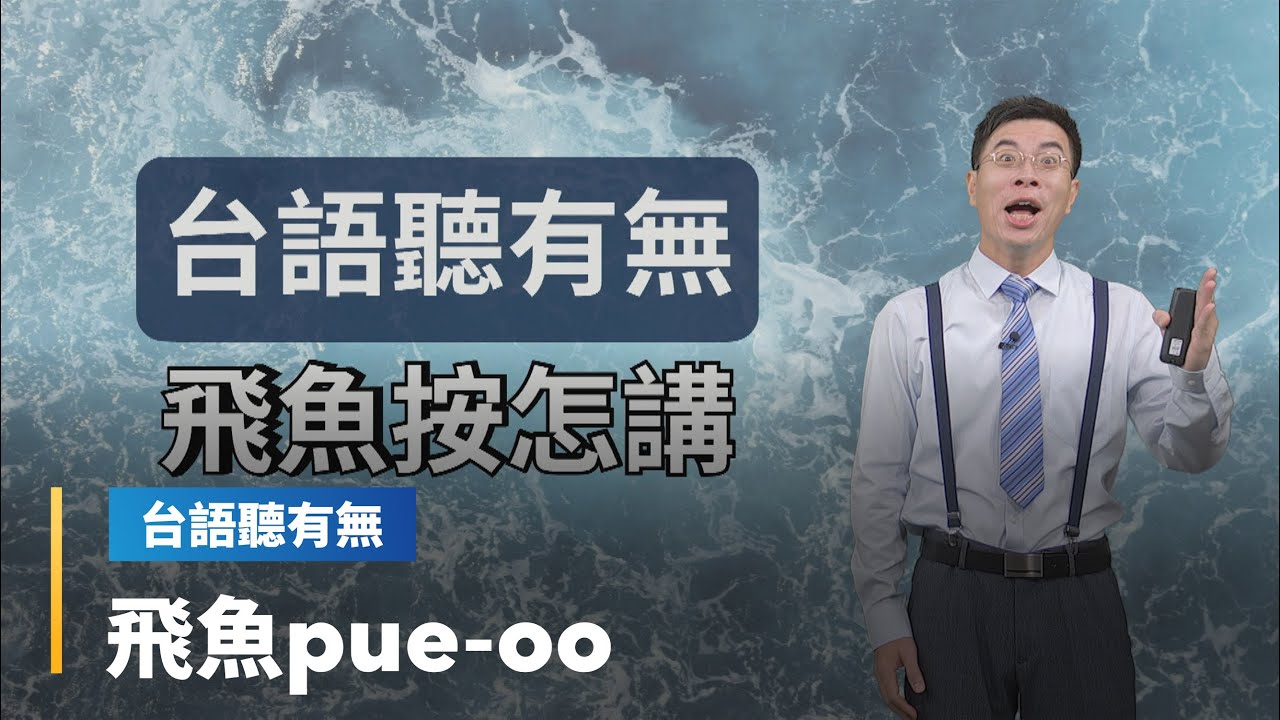 【台語聽有無】飛魚相關台語按怎講｜台語新聞 #鏡新聞