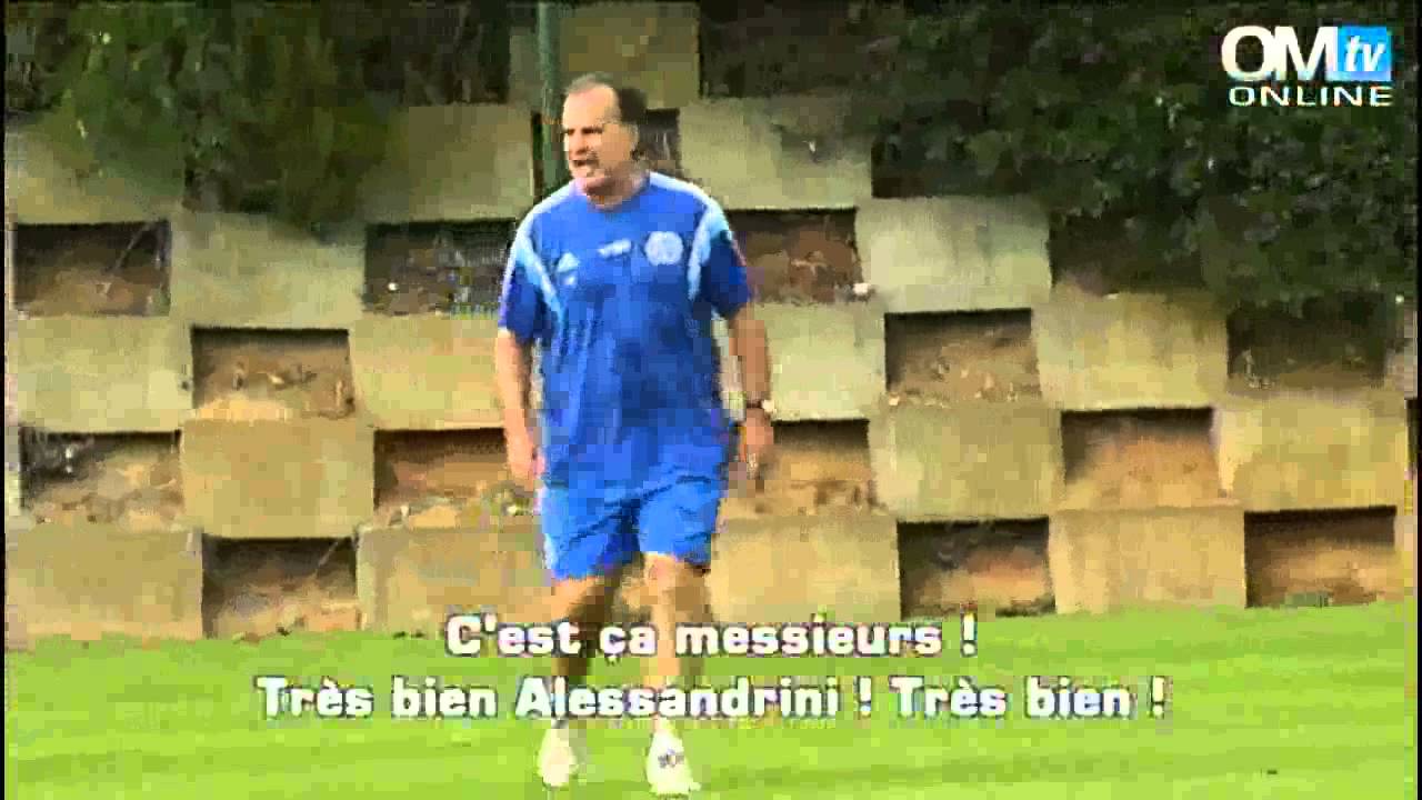 Marcelo Bielsa during OM Training