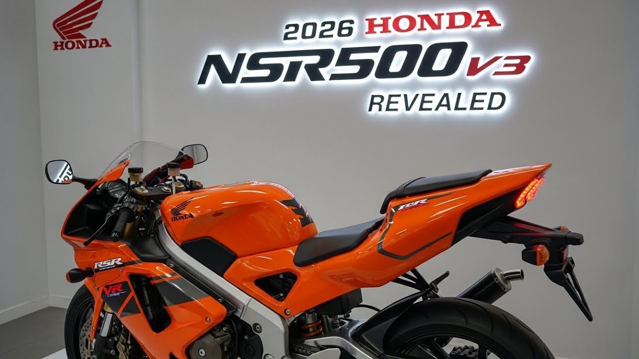 Представлен и наконец-то запущен в продажу новый мотоцикл Honda NSR500 V3 2026 года!!!