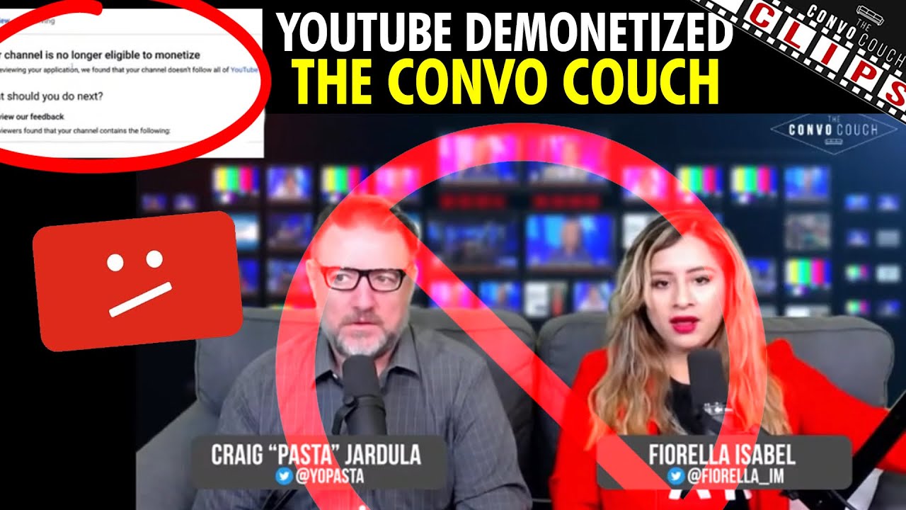 YOUTUBE DEMONETIZED THE CONVO COUCH!!!