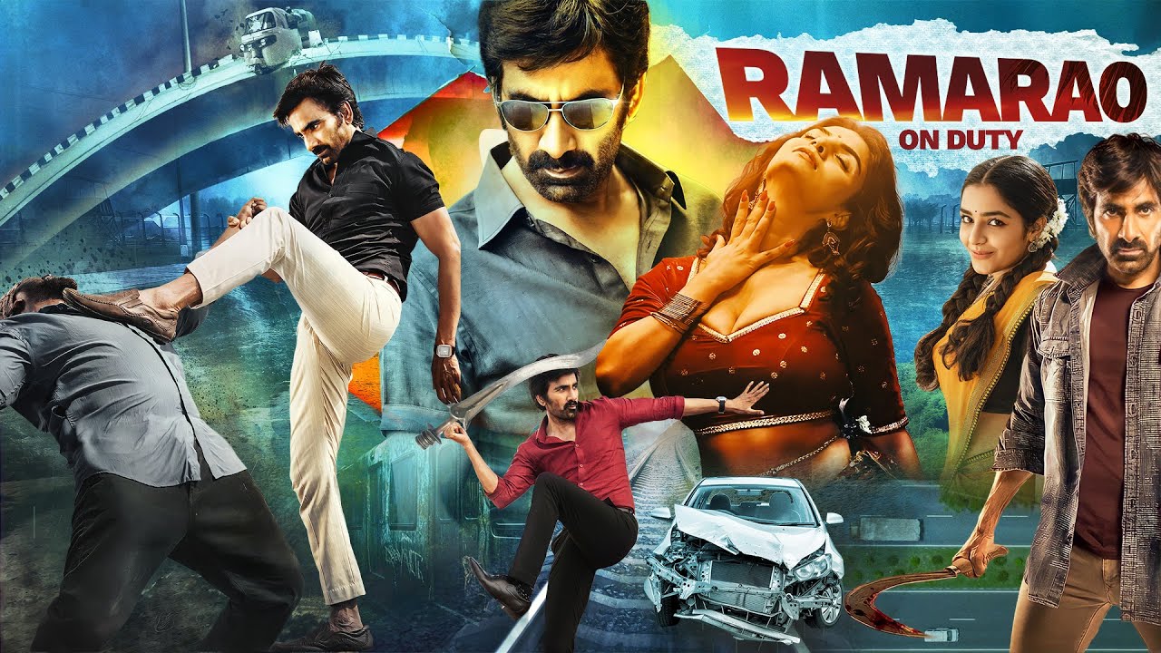 Mass Maharaja Ravi Teja की जबरदस्त एक्शन थ्रिलर | Ramarao On Duty (2022) | South Hindi Dubbed Movie