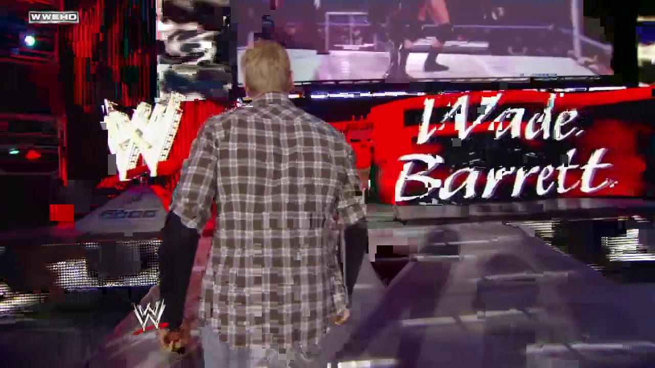 Wade Barrett entrance 2012