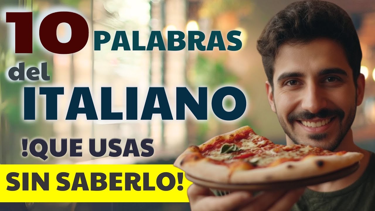 10 palabras de origen ITALIANO que usas a diario en ESPAÑOL! 🧐